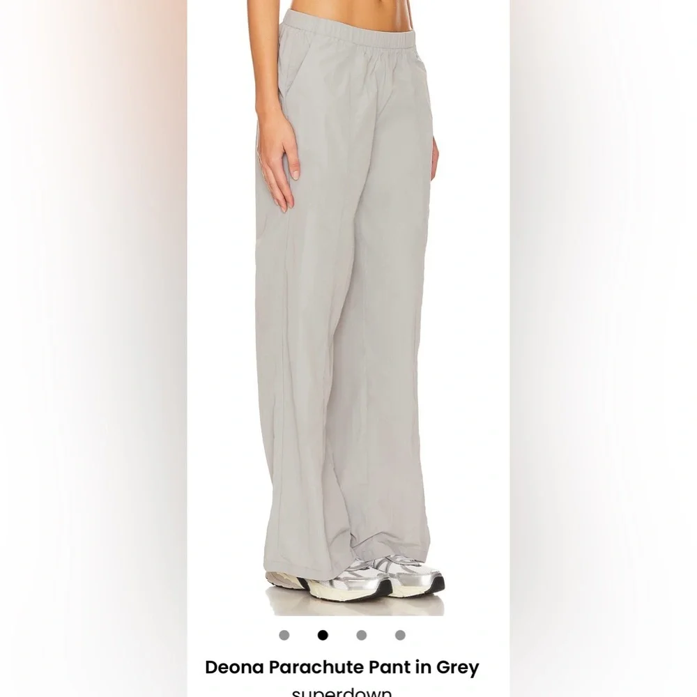 superdown Deona Parachute Track Pants in Grey - Picture 3 of 4
